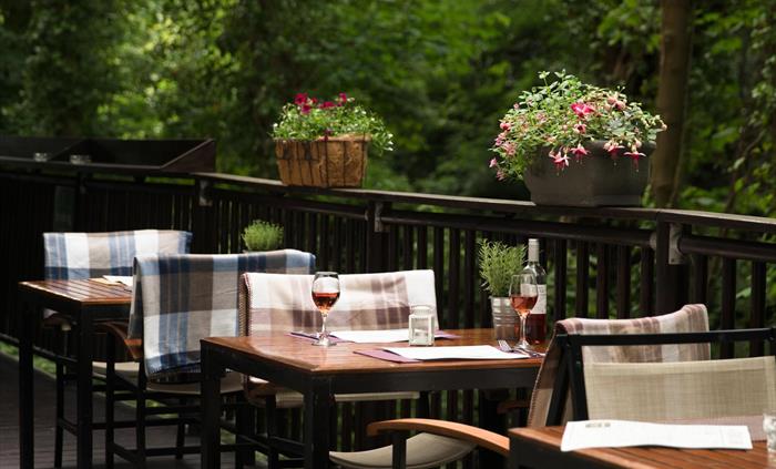 Outdoor Terrace at Park Plaza Hotel